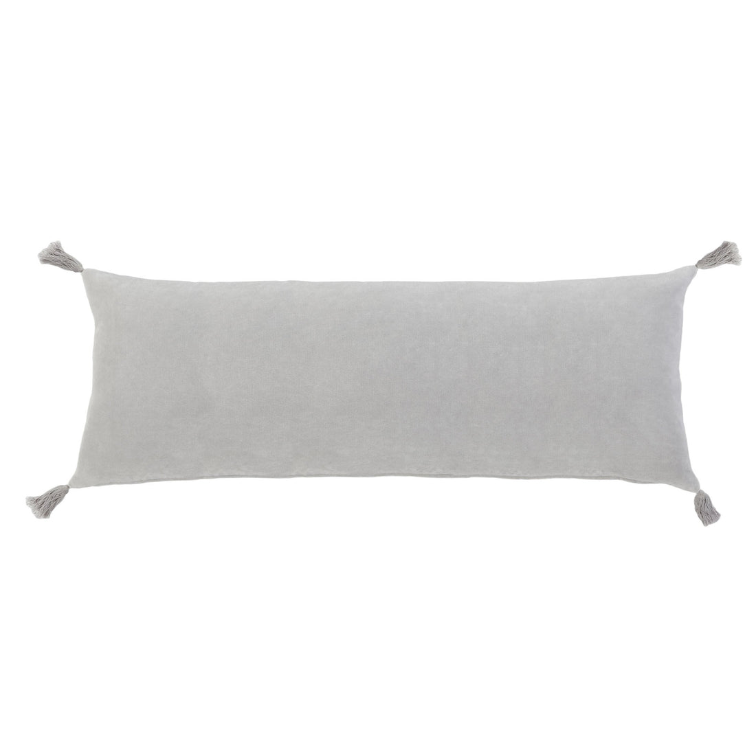 Bianca Rectangular Pillow, Light Grey