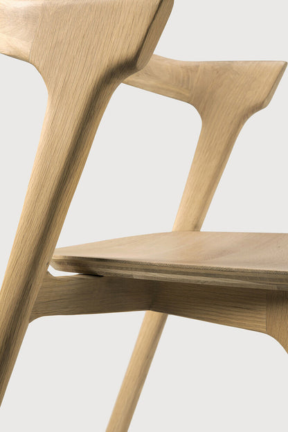 Bok Solid Oak Dining Chair, Varnished