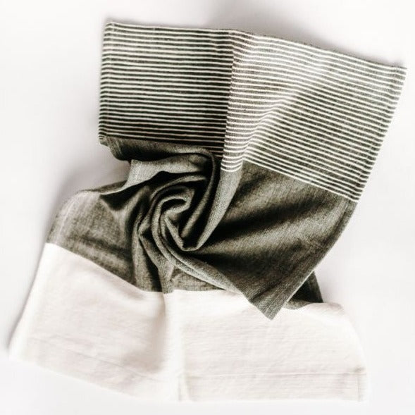 Chesapeake Hand Towel, Grey with Natural