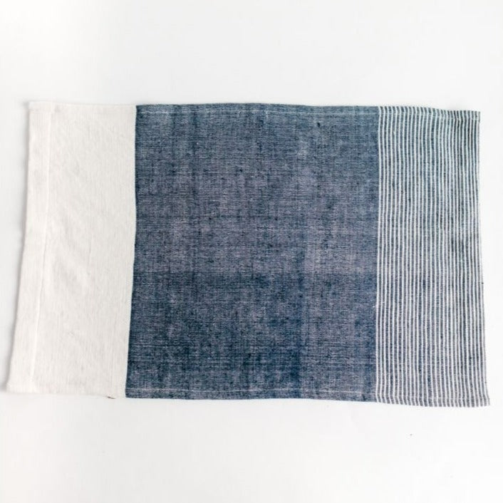 Chesapeake Hand Towel, Navy with Natural