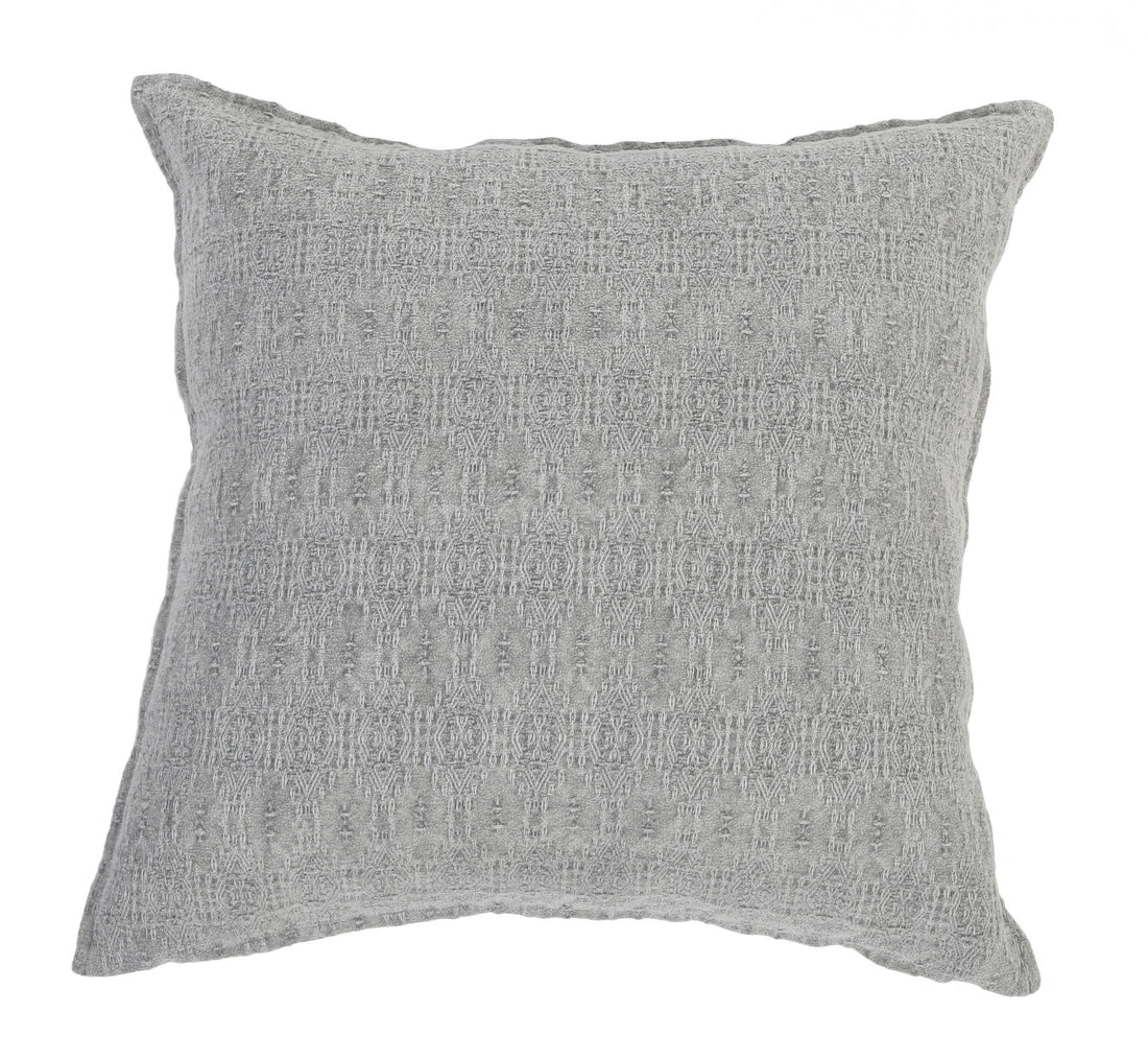 Fiona Square Pillow, Light Grey