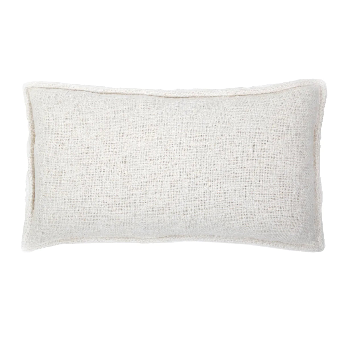 Humboldt Handwoven Rectangular Pillow, Cream