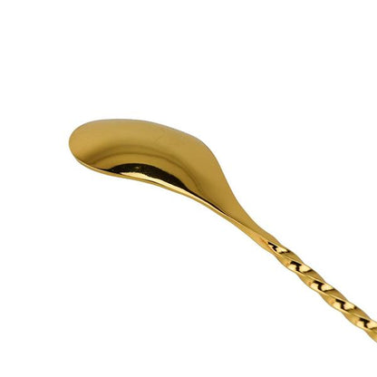 Japanese Style Tear Drop Bar Spoon, Gold