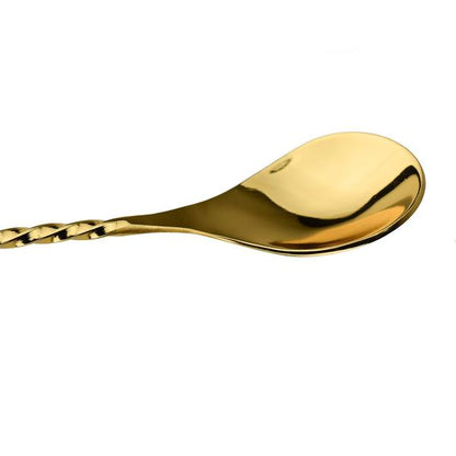 Japanese Style Tear Drop Bar Spoon, Gold