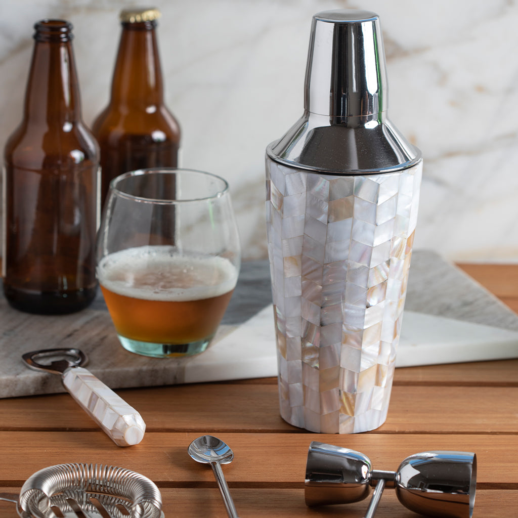 Mother of Pearl Mosaic Bottle Opener