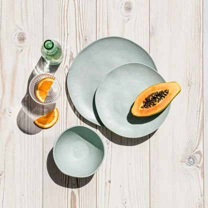 Al Fresco Organic Dinner Plate, Sage Green, Set of 4